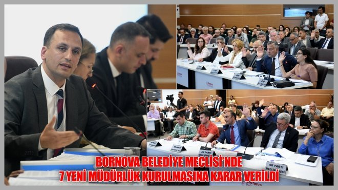 BORNOVA BELEDİYESİ YENİ MÜDÜRLÜKLERLE GÜÇLENİYOR...
