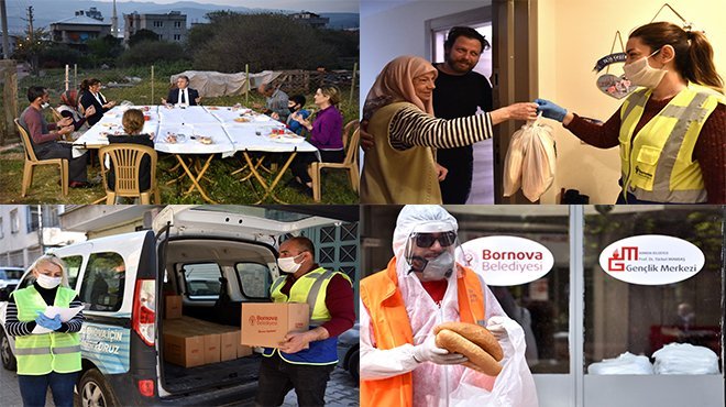Bornova’da Ramazan dayanışması engel tanımadı