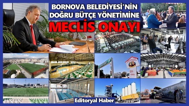 BORNOVA’DA YATIRIM VAR, BORÇLANMA YOK!..