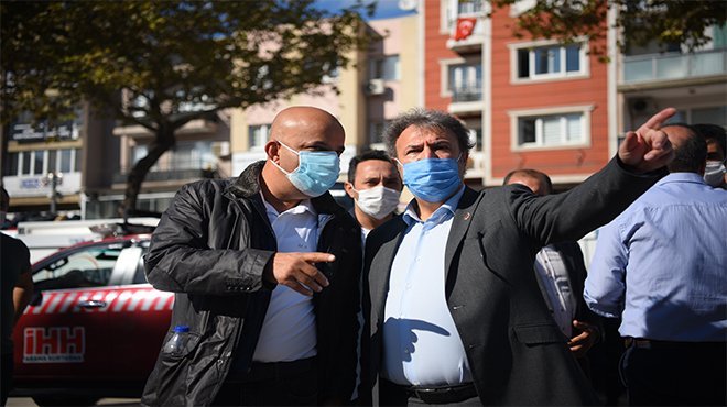 Bornova depremzedeler için tek yürek oldu