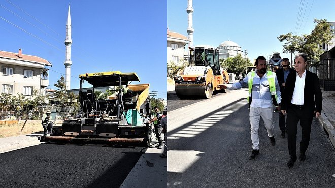 BORNOVA’YA 21 BİN 500 TON ASFALT