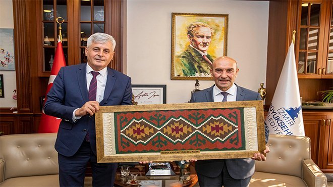 Boşnaklardan Tunç Soyer’e ziyaret