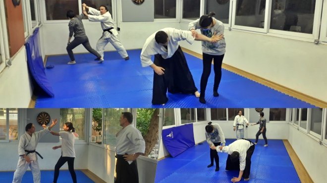 Bostanlıspor’da genç kızlara aikido savunması
