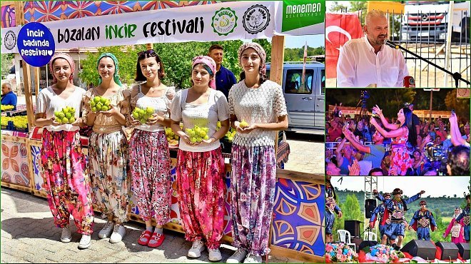 BOZALAN İNCİR FESTİVALİ İLE RENKLENDİ