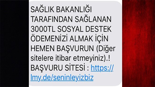 Bu mesaja sakın inanmayın