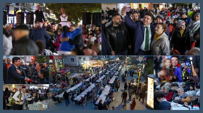BUCA’DA KENTİN KALBİNDE İFTAR SOFRALARI KURULDU