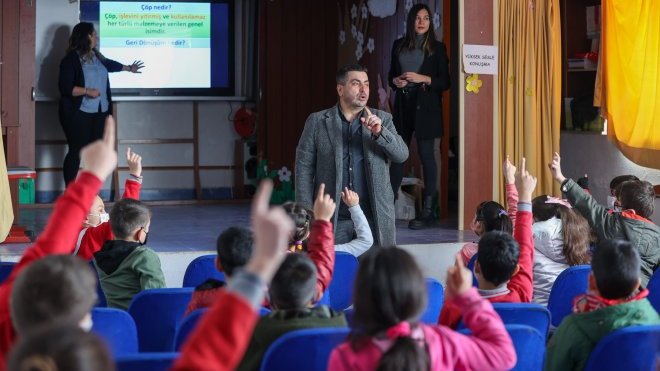 Buca’da miniklere çevre eğitimi