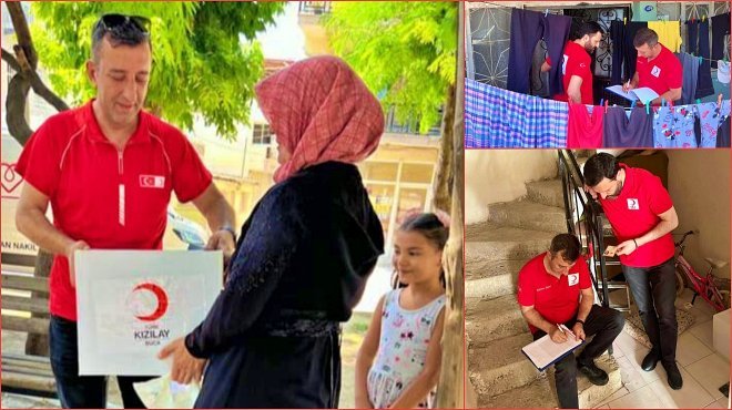 Buca Kızılay yardımlarda hız kesmiyor