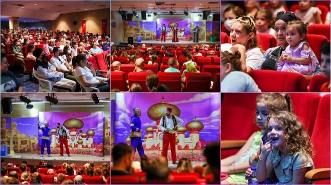 BUCALI ÇOCUKLAR YAZ TİYATROSUNU SEVDİ