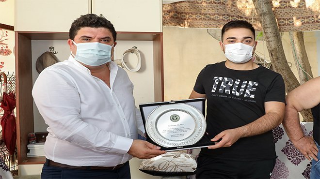 Bucalı gaziye vefa ziyareti