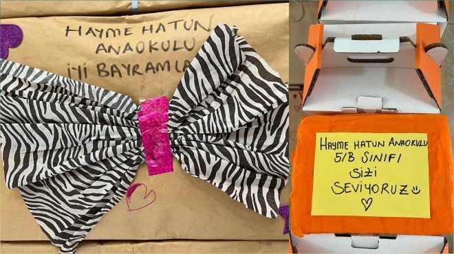 Bucalı öğrencilerden ihtiyaç sahiplerine paket paket sevgi