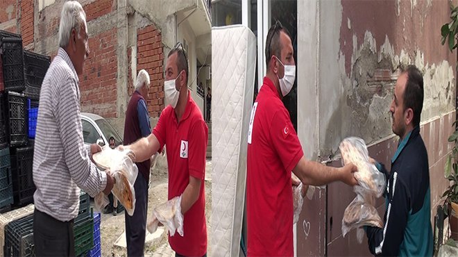 BUCALILARIN İFTAR PİDESİ KIZILAY’DAN…