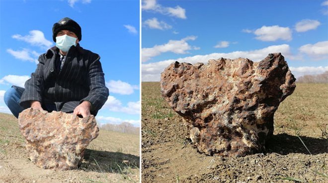Bulduğu gök taşını 180 bin dolara sattı