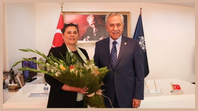BÜLENT ARINÇ, AYDIN'DA BAŞKAN ÇERÇİOĞLU'NU ZİYARET ETTİ...