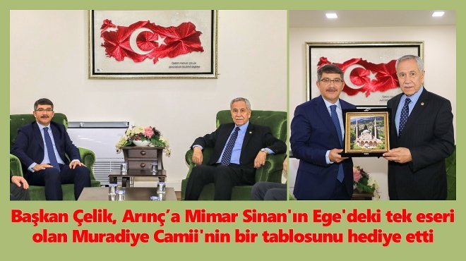 BÜLENT ARINÇ, DEPREM SEFERBERLİĞİ İÇİN ŞEHZADELER BELEDİYESİ'NE TEŞEKKÜR ETTİ...