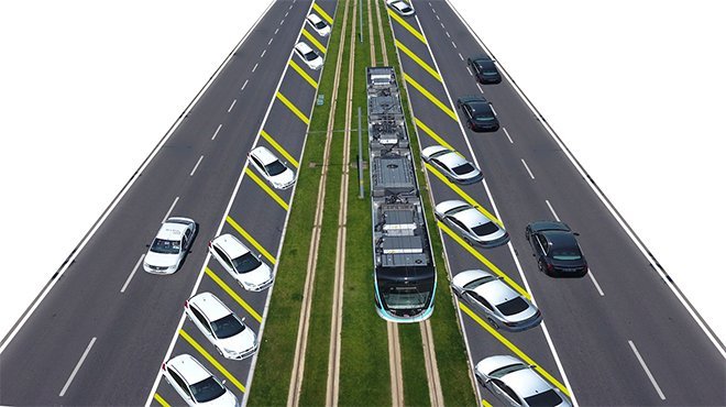 Büyükşehir’den tramvay çalışmalarında ağaçlara zarar vermeme kararı