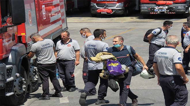 Büyükşehir  Manavgat yangınına müdahale için araç gönderdi