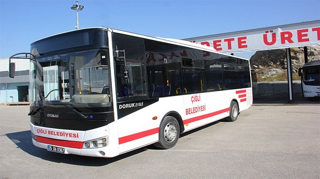  Büyükşehirden Çiğli Belediyesi’ne Otobüs Desteği