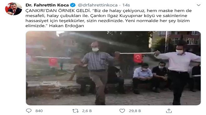 Çankırı'dan örnek geldi notuyla paylaştı