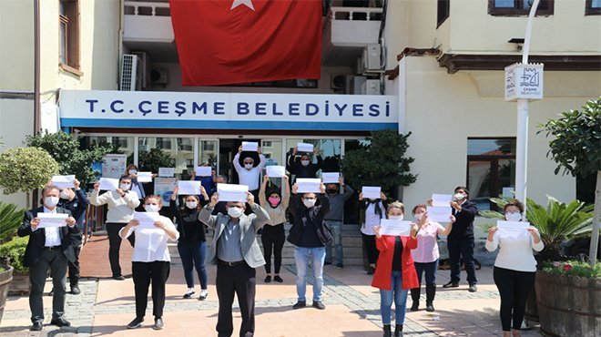 Çeşme Belediyesi personeline Koronavirüs eğitimi...