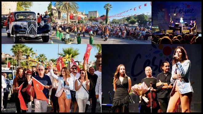 ÇEŞME FESTİVALİ, ‘90’LARDA ÇEŞME’ TEMASI İLE BAŞLADI!
