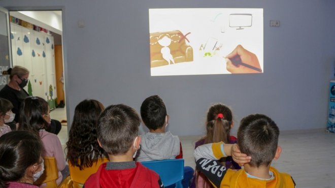 Çevreci miniklerin hayalleri resim oldu...