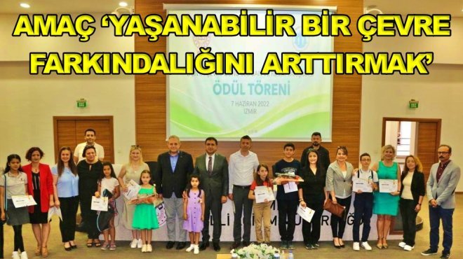 Çevre konulu resim ve slogan yarışması sonuçlandı