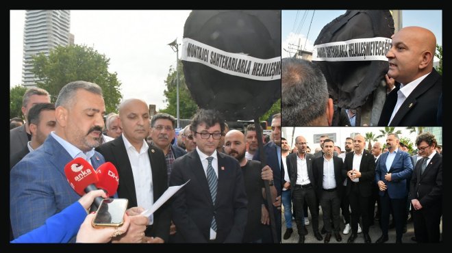 CHP’DEN AK PARTİ'YE SİYAH ÇELENK…