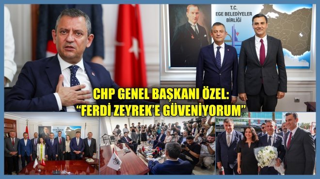 CHP GENEL BAŞKANI ÖZGÜR ÖZEL, EGE BELEDİYELER BİRLİĞİ’Nİ ZİYARET ETTİ...