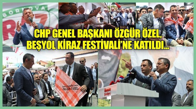 CHP GENEL BAŞKANI ÖZGÜR ÖZEL: 'İZMİR İKİNCİ MEMLEKETİM'