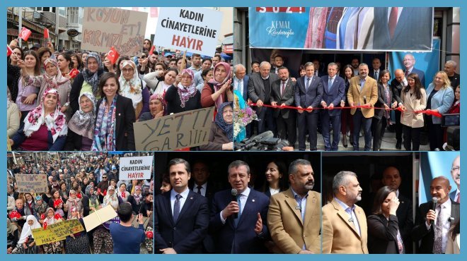 CHP İZMİR’İN MİLLETVEKİLİ ADAYLARINA SAHADA SEVGİ SELİ