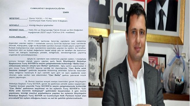 CHP İZMİR SUÇ DUYURUSUNDA BULUNULDU
