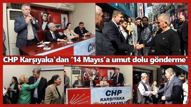 CHP KARŞIYAKA’DA BAYRAMLAŞMA TÖRENİ