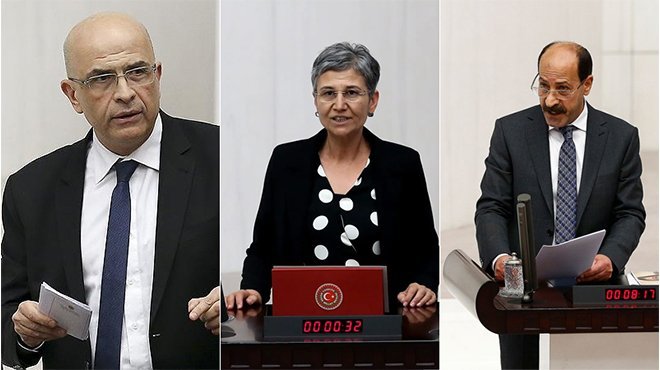 CHP'li Berberoğlu, HDP'li LGüven ve Farisoğulları'nın milletvekilliği düşürüldü