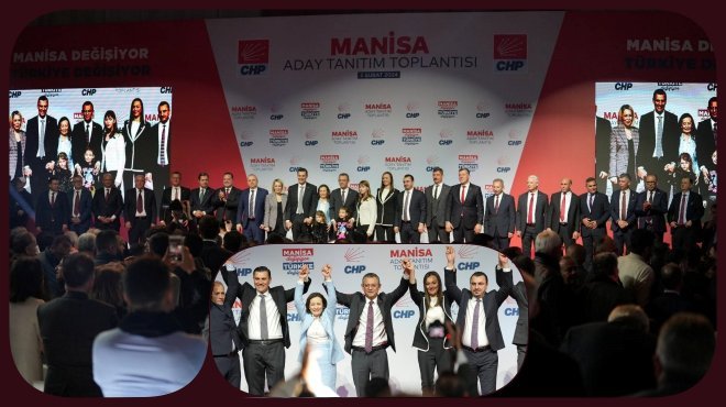CHP’NİN MANİSA BÜYÜKŞEHİR VE 17 İLÇE BELEDİYE BAŞKAN ADAYI HALKIN HUZURUNDA...