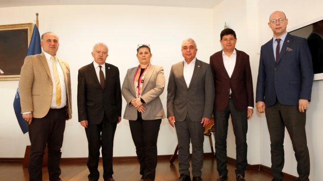 CHP ve İyi Parti’den Başkan Çerçioğlu’na ziyaret
