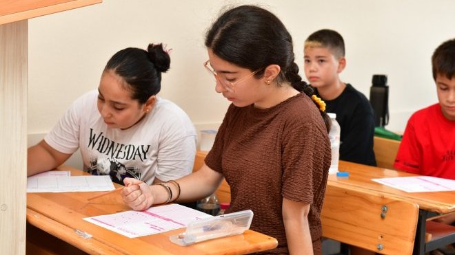 ÇİBEM’de yeni dönem seviye tespit sınavlarıyla başladı
