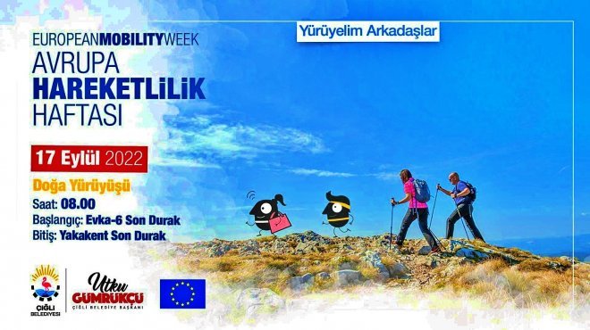 ÇİĞLİ AVRUPA HAREKETLİLİK HAFTASI’NA HAZIR