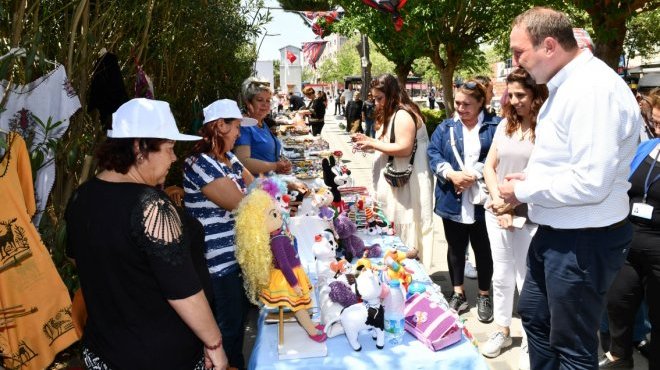 Çiğli Belediyesi’nden üreten kadınlara destek