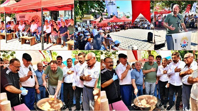 ÇİĞLİ BELEDİYESİ’NDEN VATANDAŞLARA AŞURE İKRAMI