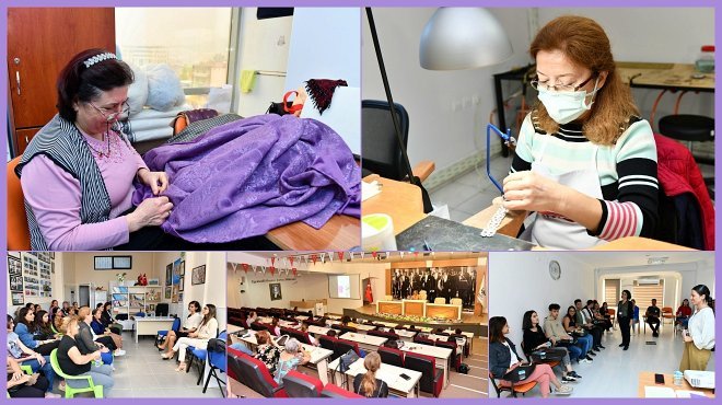 ÇİĞLİ BELEDİYESİ’NİN ÖDÜLLÜ PROJESİNE KADINLARDAN BÜYÜK İLGİ