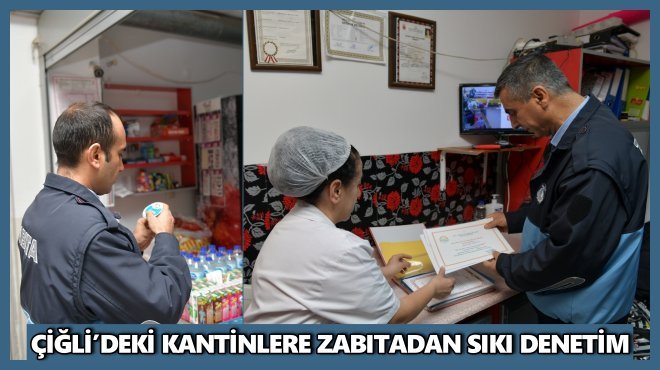 ÇİĞLİ BELEDİYESİ OKUL KANTİNLERİNİ MERCEK ALTINA ALDI