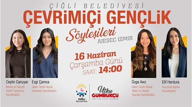 Çiğli’de Gençlik Söyleşileri Başlıyor