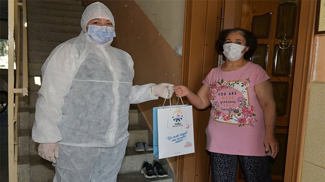 Çiğli’de Hasta ve yaşlılara medikal yıkama seti
