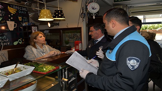 Çiğli’de Koronavirüs Denetimleri Sürüyor