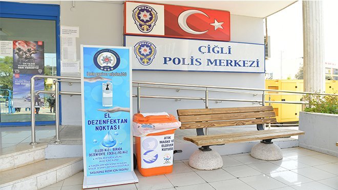 Çiğli’de maske ve eldiven atıkları ayrı toplanıyor