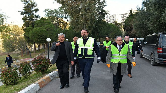 Çiğli’de Sokak Temizliği Devam Ediyor