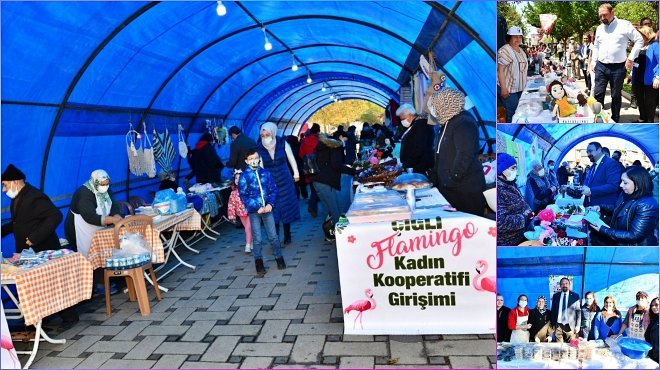 ÇİĞLİ'NİN EMEKTAR KADINLARINDAN ÜNİVERSİTE ÖĞRENCİLERİNE BURS DESTEĞİ