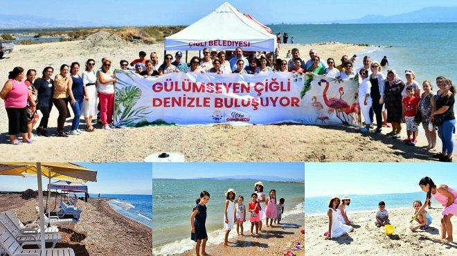 ÇİĞLİLİ DENİZLE BULUŞTU...