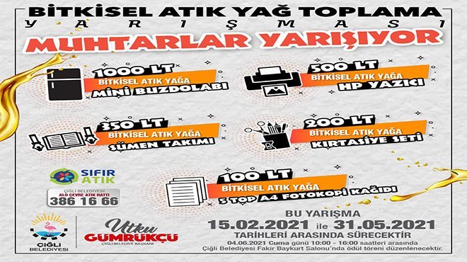 Çiğlili Muhtarlar Doğa için Yarışıyor